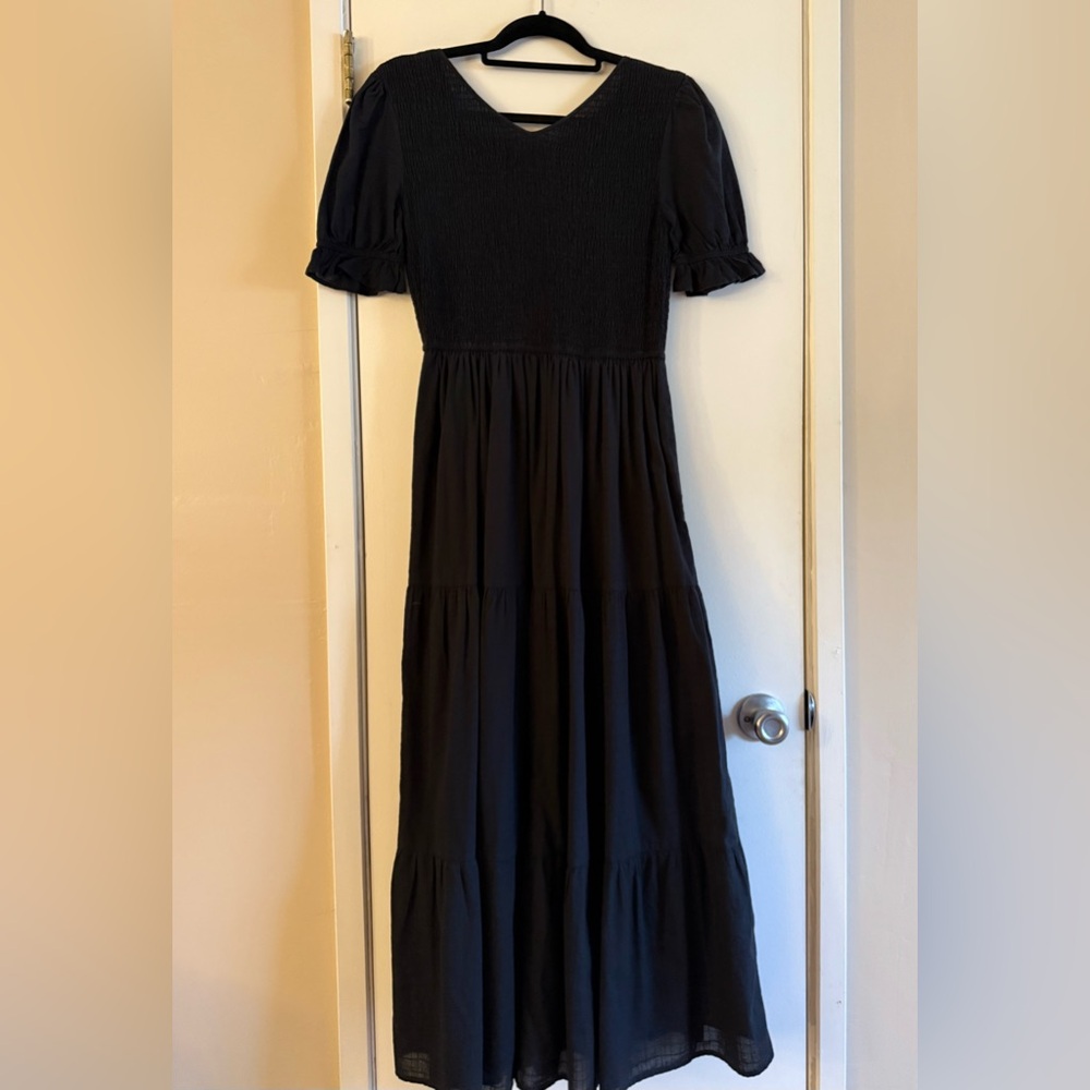 Christy Dawn Brooklyn Dress in Noir Weave - Picture 4 of 8